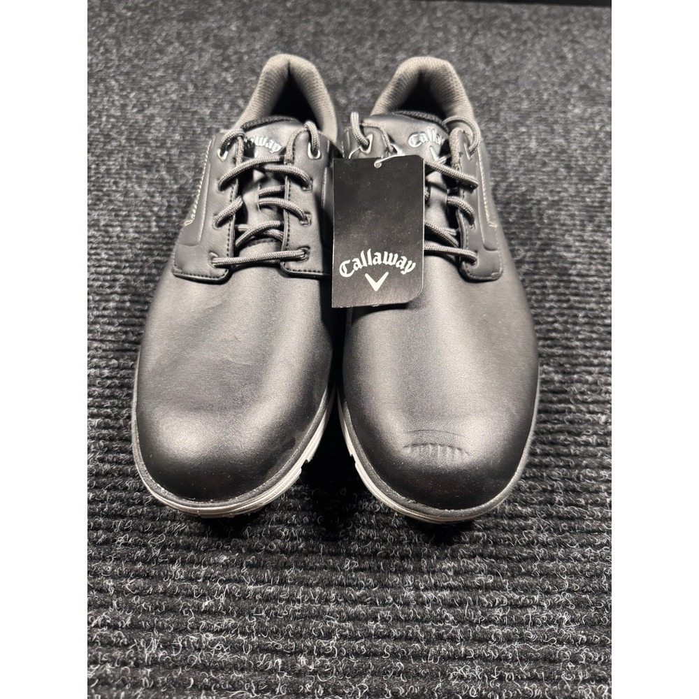 Callaway La Jolla LTD Golf Shoes Mens 10 D Black Grey CG205BGR Soft Spikes NWT